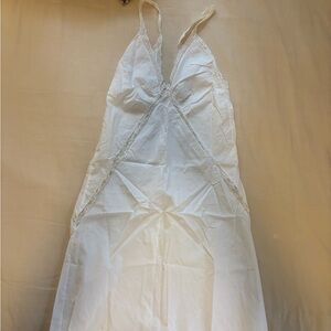 Zara Lace White Maxi Dress